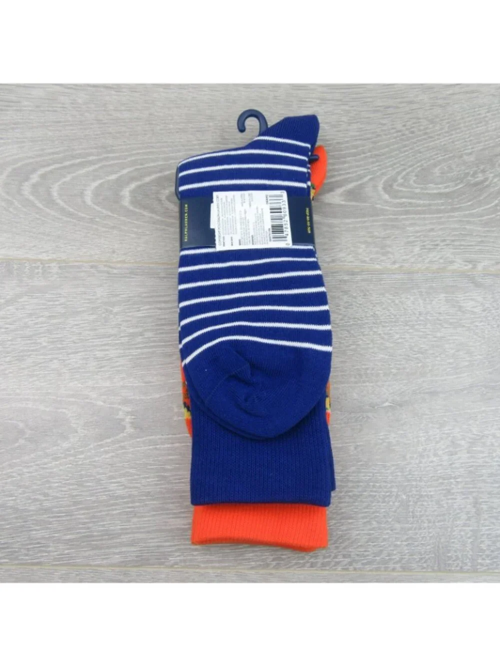 Polo Ralph Lauren Tropical Floral & Stripe Socks Men's Size 6-12.5 (2 PAIRS) NEW